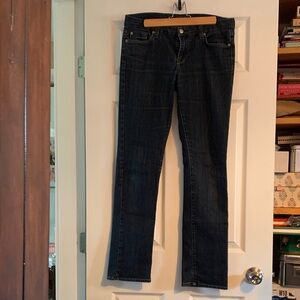 Fidelity Denim Dark Blue Straight Leg Jeans